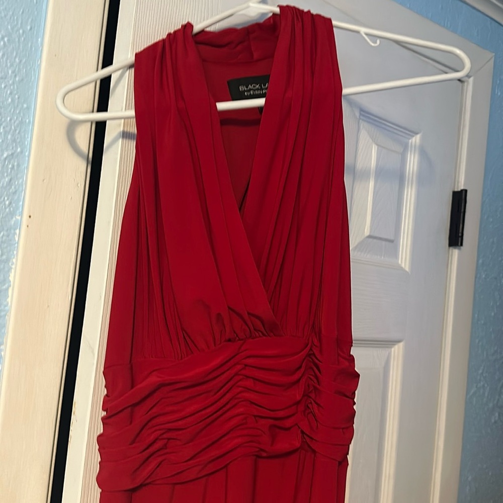 Beauty long red dress